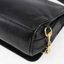 GUCCI Umhängetasche Leder Schwarz Silber 001 2214 Auth ep13226-15