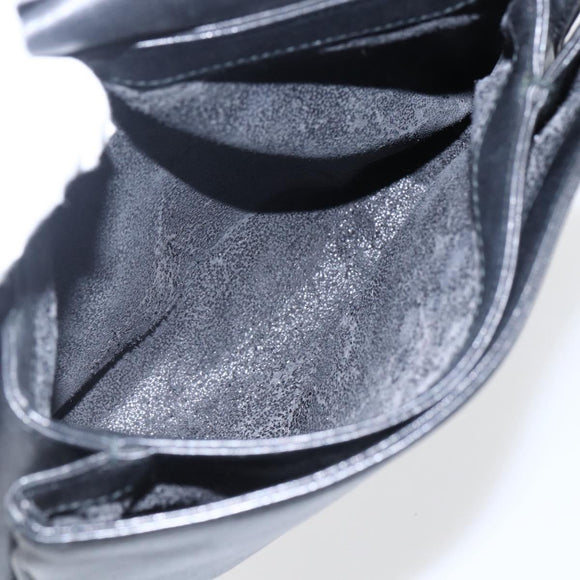 GUCCI Umhängetasche Leder Schwarz Silber 001 2214 Auth ep13226
