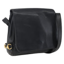 GUCCI Umhängetasche Leder Schwarz Silber 001 2214 Auth ep13226-1