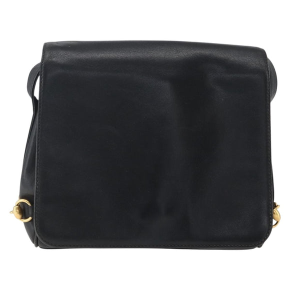 GUCCI Umhängetasche Leder Schwarz Silber 001 2214 Auth ep13226