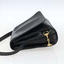 GUCCI Umhängetasche Leder Schwarz Silber 001 2214 Auth ep13226-3