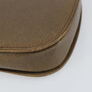 GUCCI Hand Bag Leather Brown Gold Auth ep13233-16