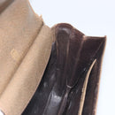 GUCCI Hand Bag Leather Brown Gold Auth ep13233-18