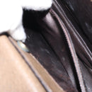 GUCCI Hand Bag Leather Brown Gold Auth ep13233-21