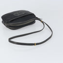 Christian Dior Shoulder Bag Leather Navy Gold Auth ep13236-7