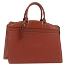 LOUIS VUITTON Epi Riviera Hand Bag Brown M48183 LV Auth ep13237-1