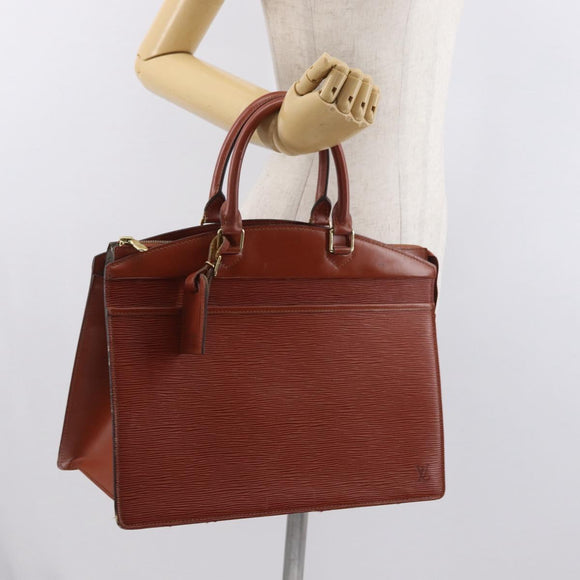 LOUIS VUITTON Epi Riviera Hand Bag Brown M48183 LV Auth ep13237