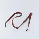 GUCCI Shoulder Bag Leather Bordeaux Gold Auth ep13238-10