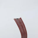 GUCCI Shoulder Bag Leather Bordeaux Gold Auth ep13238-11