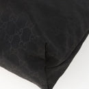 GUCCI GG Canvas Shoulder Bag Nylon Black Silver 308840 Auth ep13242-12