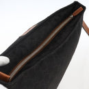 GUCCI GG Canvas Shoulder Bag Nylon Black Silver 308840 Auth ep13242-6
