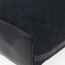 GUCCI GG Canvas Shoulder Bag Black Gold 001 42870 Auth ep13244-10