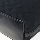 GUCCI GG Canvas Shoulder Bag Black Gold 001 42870 Auth ep13244-12