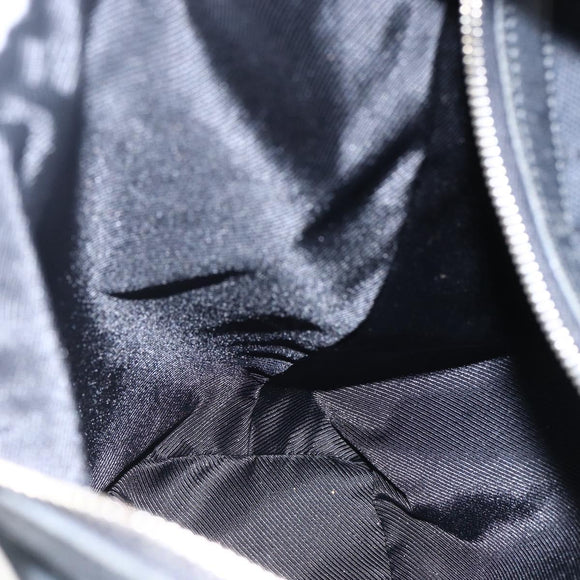 GUCCI GG Canvas Shoulder Bag Black Gold 001 42870 Auth ep13244