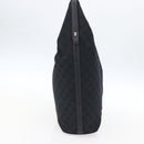 GUCCI GG Canvas Shoulder Bag Black Gold 001 42870 Auth ep13244-5