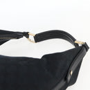 GUCCI GG Canvas Shoulder Bag Black Gold 001 42870 Auth ep13244-8