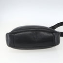 GUCCI Bamboo Hand Bag Leather 2way Black Gold 001 2123 1638 Auth ep13245-11