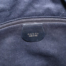 GUCCI Bamboo Hand Bag Leather 2way Black Gold 001 2123 1638 Auth ep13245-16