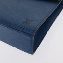 LOUIS VUITTON Epi Malesherbes Hand Bag Blue M52375 LV Auth ep13253-14