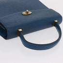 LOUIS VUITTON Epi Malesherbes Hand Bag Blue M52375 LV Auth ep13253-6