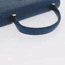 LOUIS VUITTON Epi Malesherbes Hand Bag Blue M52375 LV Auth ep13253-7