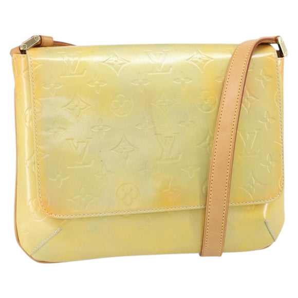 LOUIS VUITTON Monogram Vernis Thompson Street Bag Gris M91008 LV Auth ep13254
