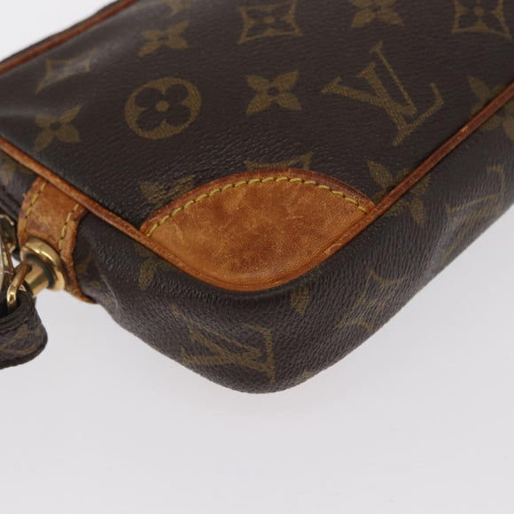 LOUIS VUITTON Monogram Marly Dragonne PM Clutch Bag M51827 LV Auth ep13256