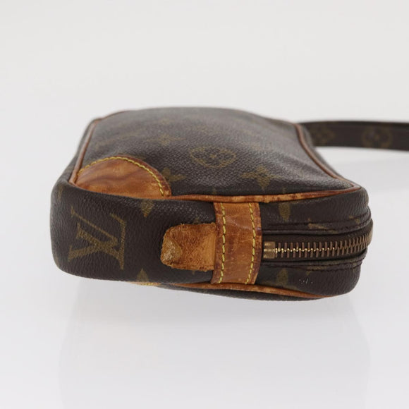 LOUIS VUITTON Monogram Marly Dragonne PM Clutch Bag M51827 LV Auth ep13256