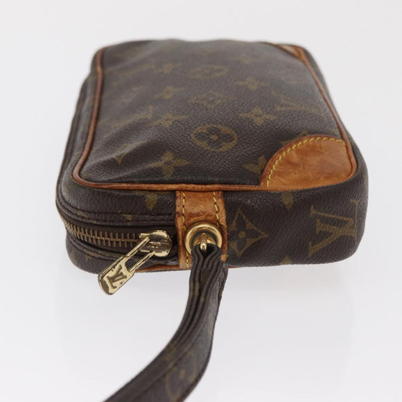 LOUIS VUITTON Monogram Marly Dragonne PM Clutch Bag M51827 LV Auth ep13256