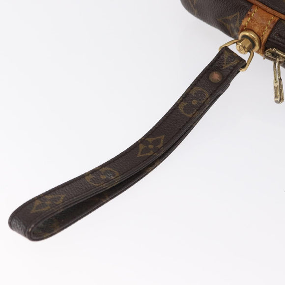 LOUIS VUITTON Monogram Marly Dragonne PM Clutch Bag M51827 LV Auth ep13256