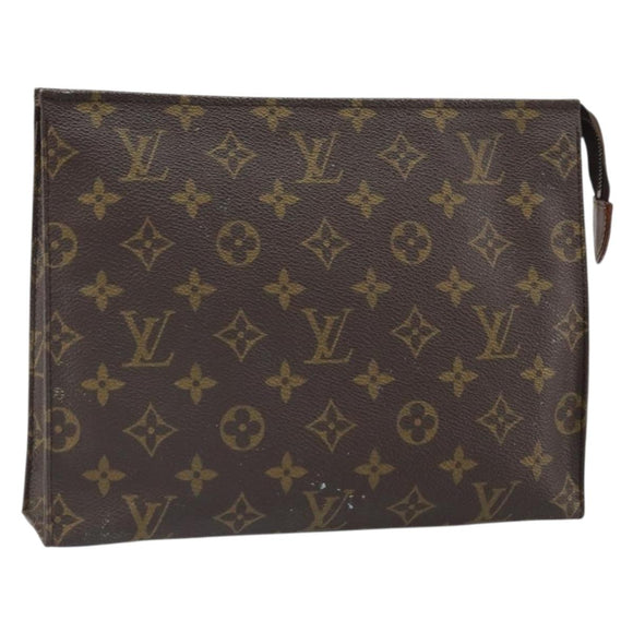 LOUIS VUITTON Monogram Poche Toilette 26 Pouch M47542 LV Auth ep13257