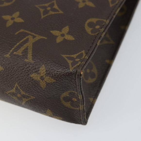 LOUIS VUITTON Monogram Poche Toilette 26 Pouch M47542 LV Auth ep13257