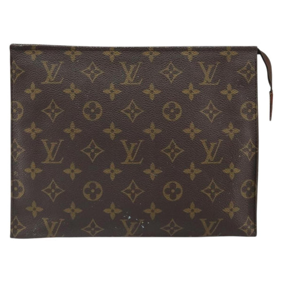 LOUIS VUITTON Monogram Poche Toilette 26 Pouch M47542 LV Auth ep13257