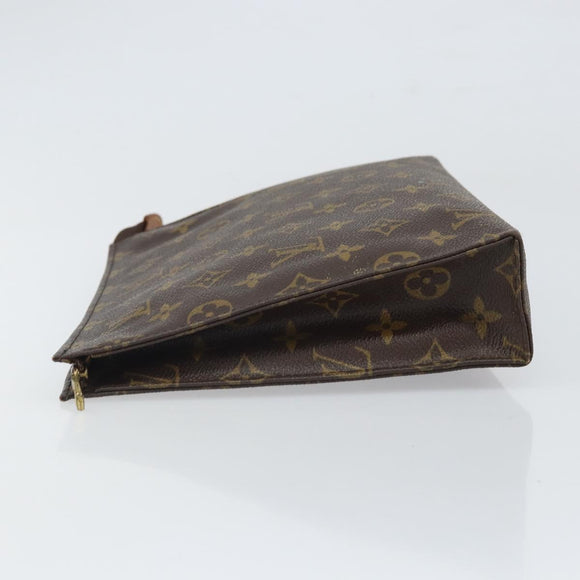 LOUIS VUITTON Monogram Poche Toilette 26 Pouch M47542 LV Auth ep13257