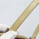 GUCCI GG Canvas Tote Bag Dark Brown Silver 31243 Auth ep13258-9