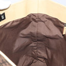 GUCCI GG Canvas Tote Bag Dark Brown Silver 31243 Auth ep13258-21