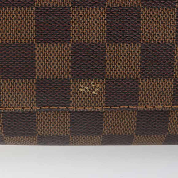 LOUIS VUITTON Damier Ebene Triana Handtasche N51155 LV Auth ep13261