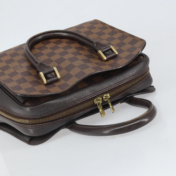LOUIS VUITTON Damier Ebene Triana Handtasche N51155 LV Auth ep13261