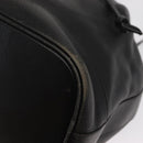 Burberrys Shoulder Bag Leather Black Gold Auth ep13262-14