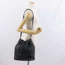 Burberrys Shoulder Bag Leather Black Gold Auth ep13262-20
