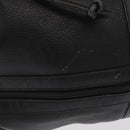 Burberrys Shoulder Bag Leather Black Gold Auth ep13262-5