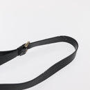 Burberrys Shoulder Bag Leather Black Gold Auth ep13262-9