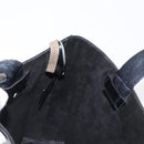 PRADA Hand Bag Leather Black Auth ep13263-19