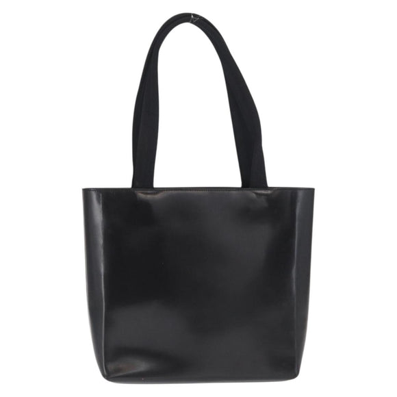 PRADA Hand Bag Leather Black Auth ep13263