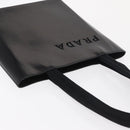 PRADA Hand Bag Leather Black Auth ep13263-6