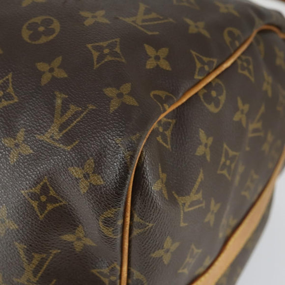 LOUIS VUITTON Monogram Keepall Bandouliere 55 Boston Bag M41414 LV Auth ep13266