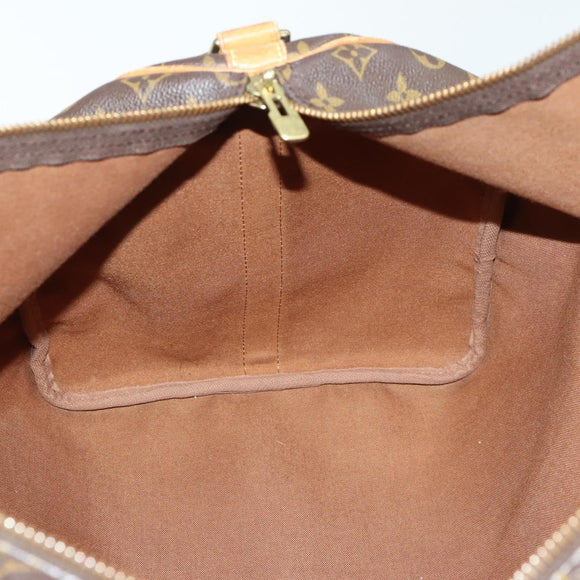 LOUIS VUITTON Monogram Keepall Bandouliere 55 Boston Bag M41414 LV Auth ep13266