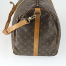 LOUIS VUITTON Monogram Keepall Bandouliere 55 Boston Bag M41414 LV Auth ep13266-4