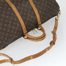 LOUIS VUITTON Monogram Keepall Bandouliere 55 Boston Bag M41414 LV Auth ep13266-7