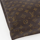 LOUIS VUITTON Monogram Sac Plat Hand Bag M51140 LV Auth ep13267-14